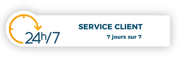 Service client 7 jours / 7