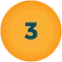 numéro 3 puce numéro 3