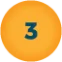 numéro 3 puce numéro 3
